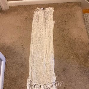 Lace vest shall. Large